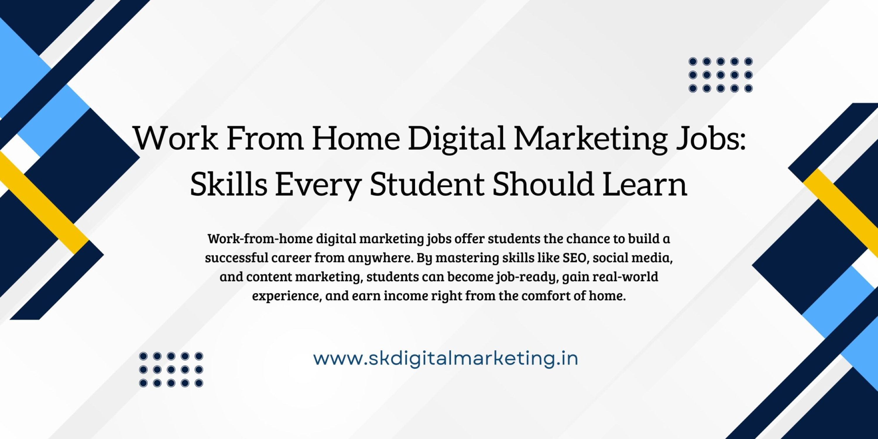 Work From Home Digital Marketing Jobs