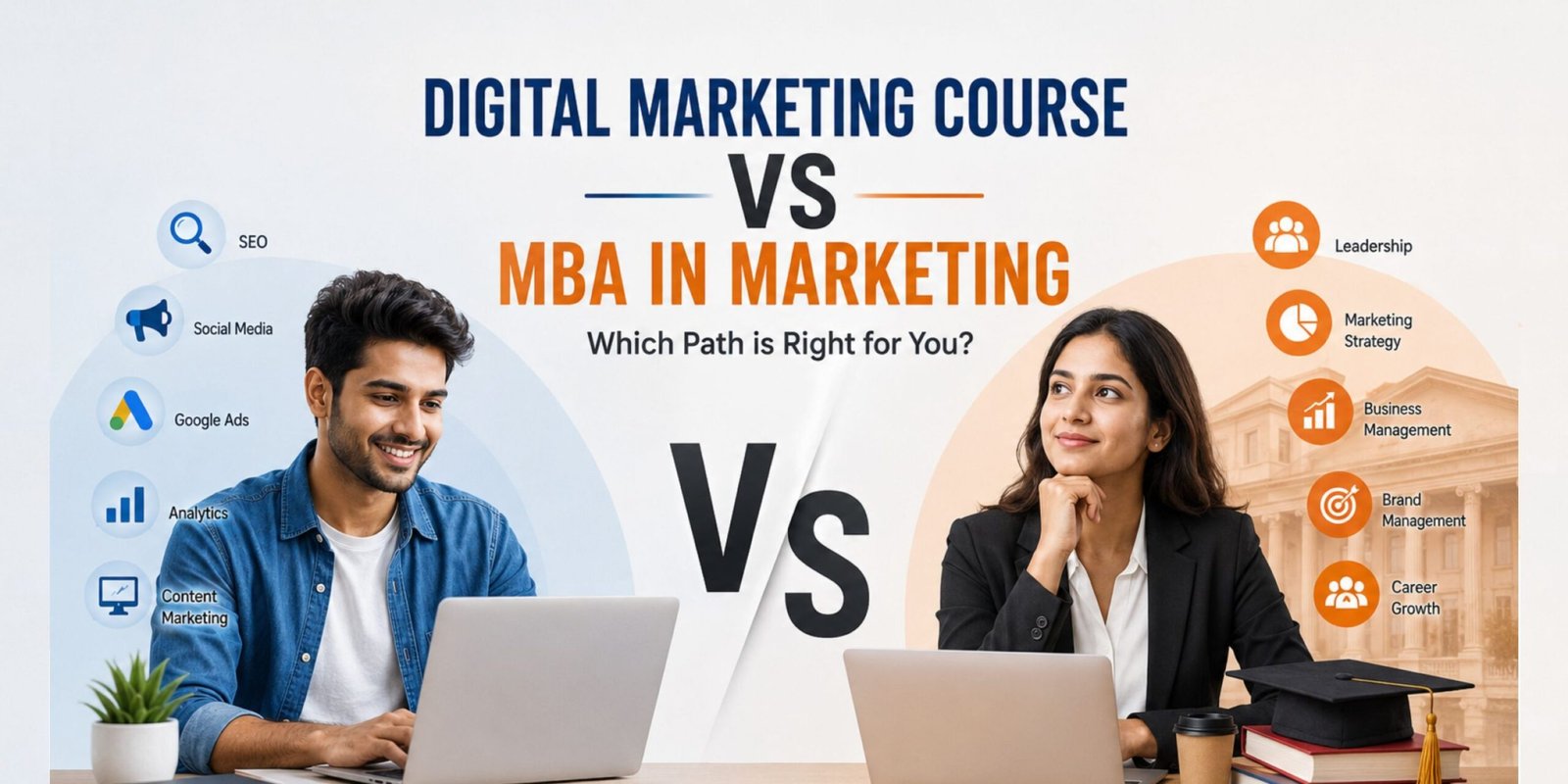 Digital Marketing Course vs MBA Marketing