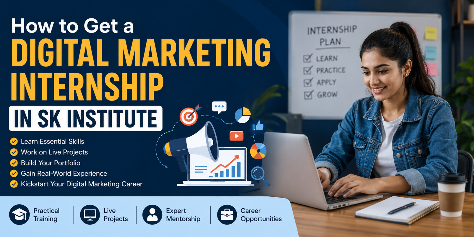 Digital Marketing Internship at SK Institute
