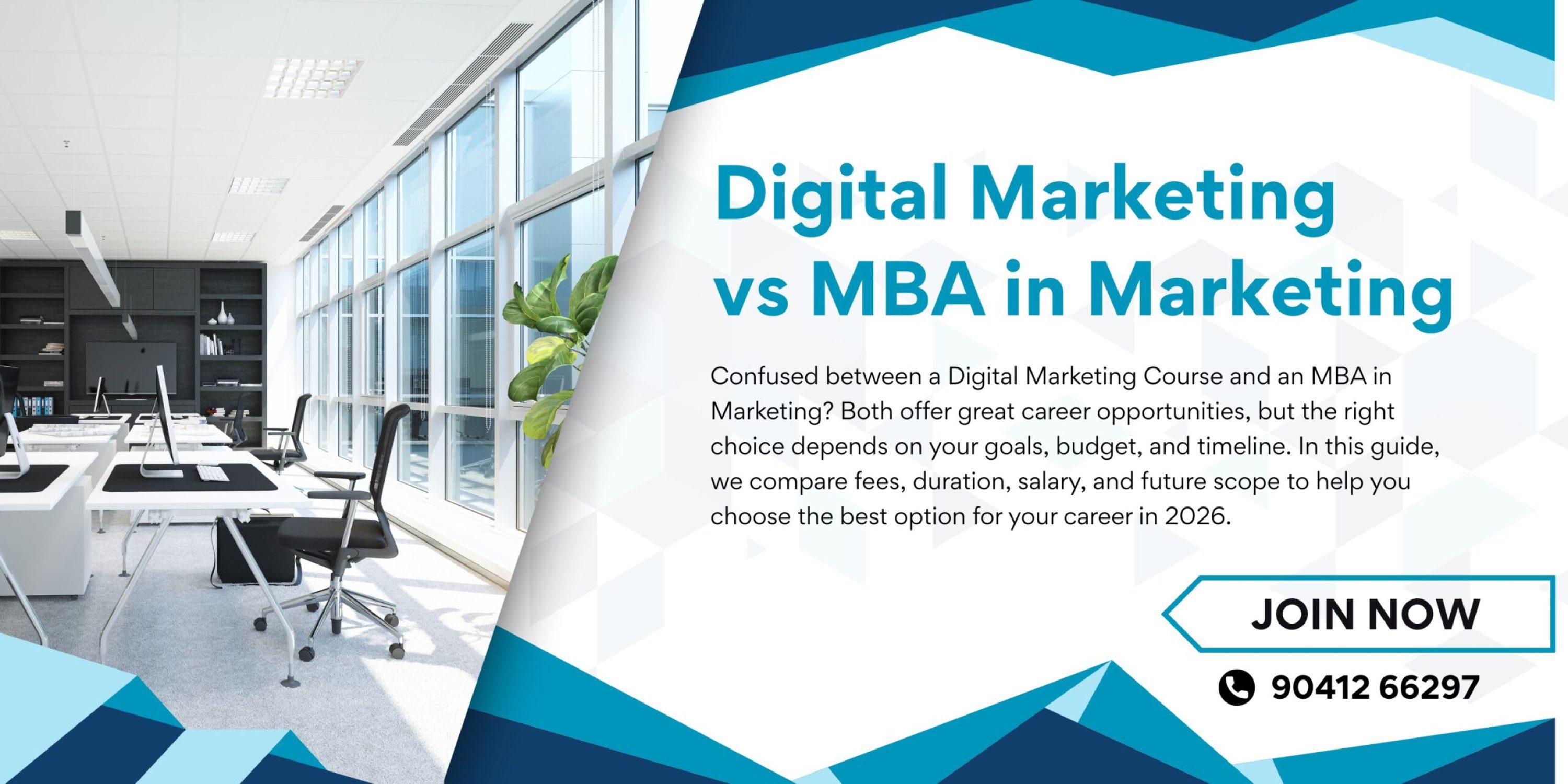 Digital Marketing vs MBA in Marketing
